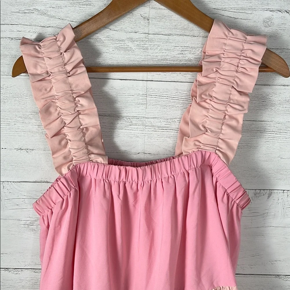 ENTRO Colorful Tiered Dress - Picture 2 of 4